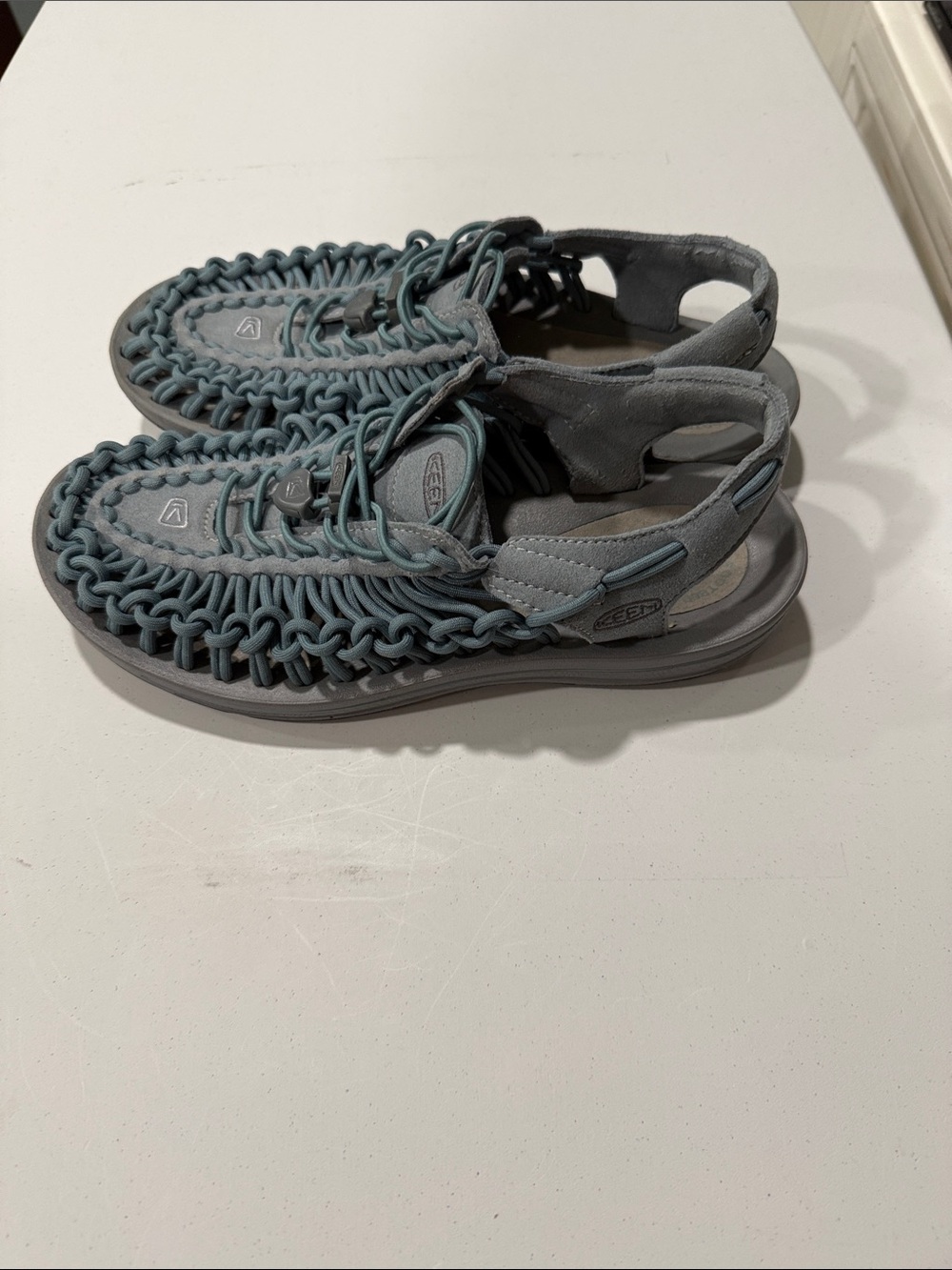 Keen Uneek Sandal in Sage Blue - Picture 5 of 6